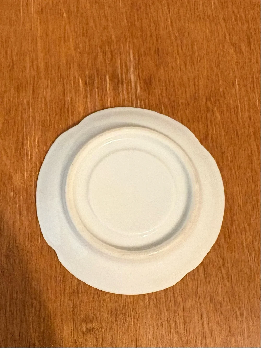 Butter Pat with Pink Carnation